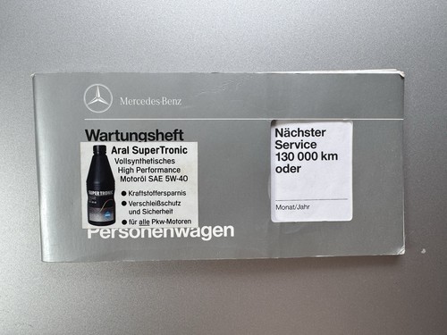 Original mercedes scheckheft - mercedes,