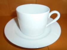 Kaffeetasse  2  tlg   weiß