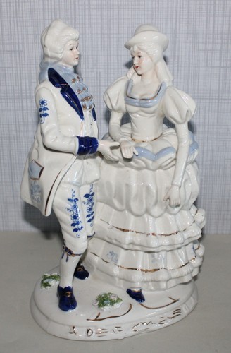 Porzellan figur barock - porzellan,