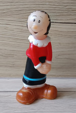 Schöne alte Olivia Oyl Figur Kunststoff / Gummi Popeye 13cm