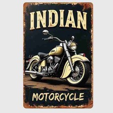 Blechschild Indian Motorcycle