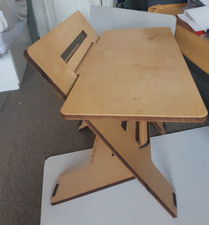 Standsome Schreibtischaufsatz Pult Notebook Birke