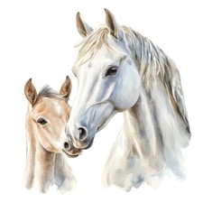 100x stickers horse - stickers,