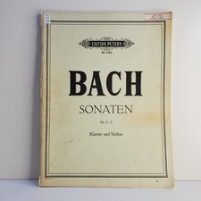 Bach Sonaten Edition Peters Nr