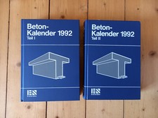 Beton-Kalender 1992 Teil I +