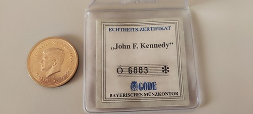 Gedenkmedaille john kennedy - f.,