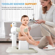 Baby Duschhilfe Badewannenständer Kinder Dusche Ständer Badehilfe mit Duschsitz
