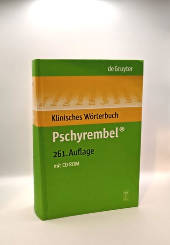 Pschyrembel klinisches - pschyrembel,