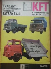 KFT KRAFTFAHRZEUGTECHNIK 8-1967 (2) W 50 Tatran S 125 MAS-500 Ikarus 200 Hanomag