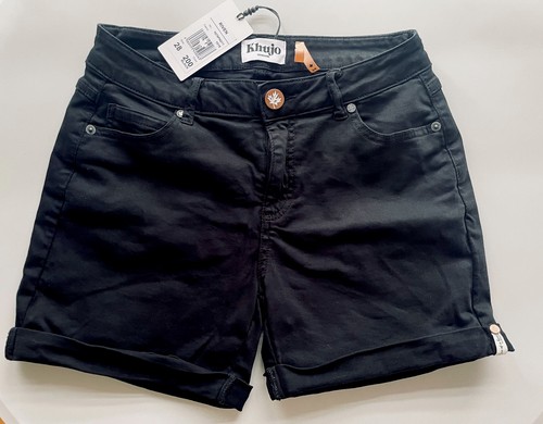 Khujo riven mid waist shorts - waist,