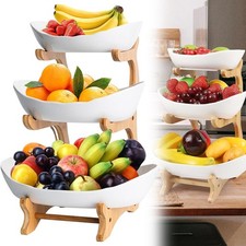 3 stöckig Obst Etagere