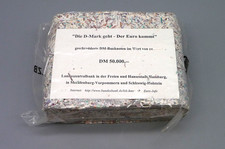 DM D-Mark 50 000 geschreddert, eingeschweißt, gepresst
