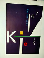 Plakat Kieler Woche 1995 DIN