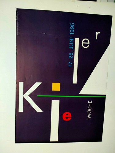 Plakat kieler woche 1995 - plakat,