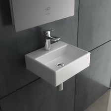 Alpenberger Handwaschbecken Keramik Mini Hänge Waschbecken Waschtisch Gäste WC