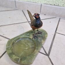 Antike Wiener Bronze Fasan vor