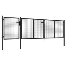 Gartentor Gartentür Zaun Hoftor Zauntür Pforte Gartenpforte Zauntor Stahl