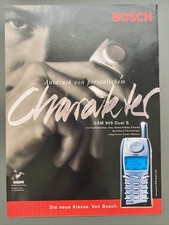 Bosch GSM 909 Dual S Handy Werbeanzeige 1999 Vintage Ad Werbung Reklame