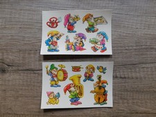 DDR - 2 Bögen Schiebebilder/Abziehbilder "Zwerge" - vollständig!