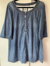 Esprit Damen Jeans Kleid Gr 40