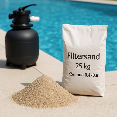 Filtersand 8 mm - filtersand, 0,4-0,8