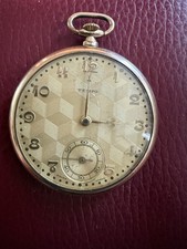 Vintage 14ct Walzgold Swiss Tempo Taschenuhr mechanisch zum Aufziehen