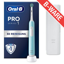ORAL-B PRO 1 ELEKTRISCHE ZAHNBÜRSTE CROSS ACTION CARIBBEAN BLUE+REISEETUI B-WARE
