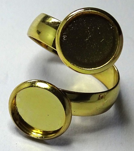 Rohling mit fassung - mit, cabochons
