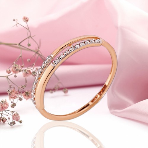 Rotgold ring goldring - ring, mit