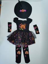 Rubie's Kinderkostüm „Hexe Candy“ Modern S 3-4 Jahre Schwarz super Zustand