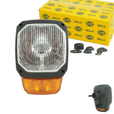 1x H4 Scheinwerfer mit Blinker für Traktor Trecker Bagger Baumaschinen 12V 24 V 