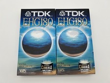 Tdk ehg180 vhs kassette neu - tdk,