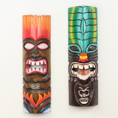 2er set maske wanddeko - 2er,