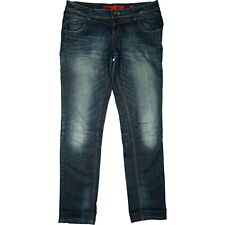 QS s.Oliver Catie Slim F. low Tube Jeans Hose stretch 40 W32 L32 blau used Look