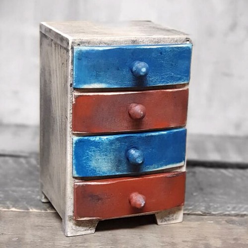 Vintage dekoschränkchen - vintage, 4