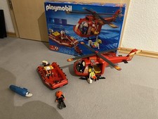 Playmobil 4428 Rettungshubschrauber mit Rettungsboot und Unterwassermotor