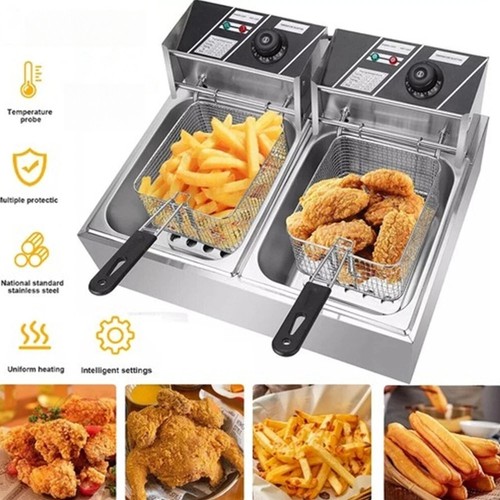 12l friteuse elektro fritöse - 12l,