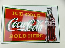 Blechschild Metallschild  "Coca Cola" Scheunenfund NK-180