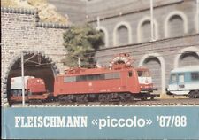 Fleischmann Piccolo Katalog 1987/88 Spur N 1/160 D bb
