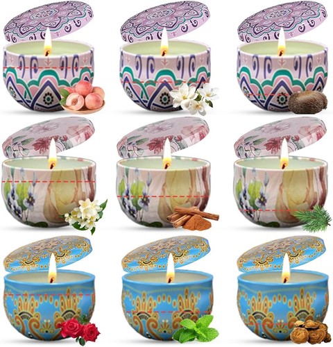 Duftkerzen geschenkset 9 - geschenkset,,
