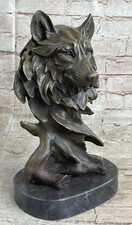 Bronze Tier Wolf Kopf Kunst