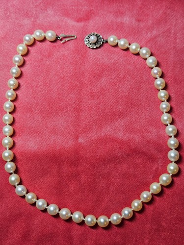 Vintage akoya perlenkette - akoya,