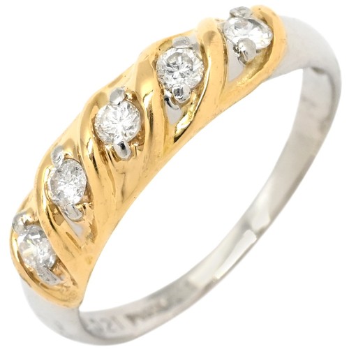 Ring diamant 21ct 18k - diamant, 0,21ct