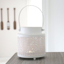 Windlicht LENA weiß aus