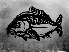 Aufkleber karpfen carp angeln - aufkleber,
