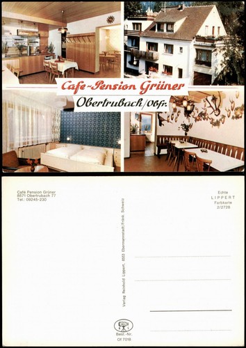 Ansichtskarte obertrubach - ansichtskarte,