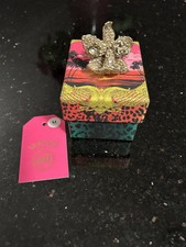 Versace for H&M Ring Blütenring Gold Gr. M goldfarben mit Glitzersteinen mit Box