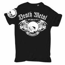 Herren Men T-Shirt Death Metal trash motive black size life is pain S bis 8XL