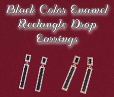 Elegante schwarze Kristall