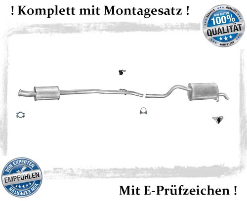 Auspuffanlage renault clio - auspuffanlage,